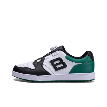 Birdie Abrasion Resistant Lightweight Rebound Low Top Golf Shoes Men's Black Green Khaki