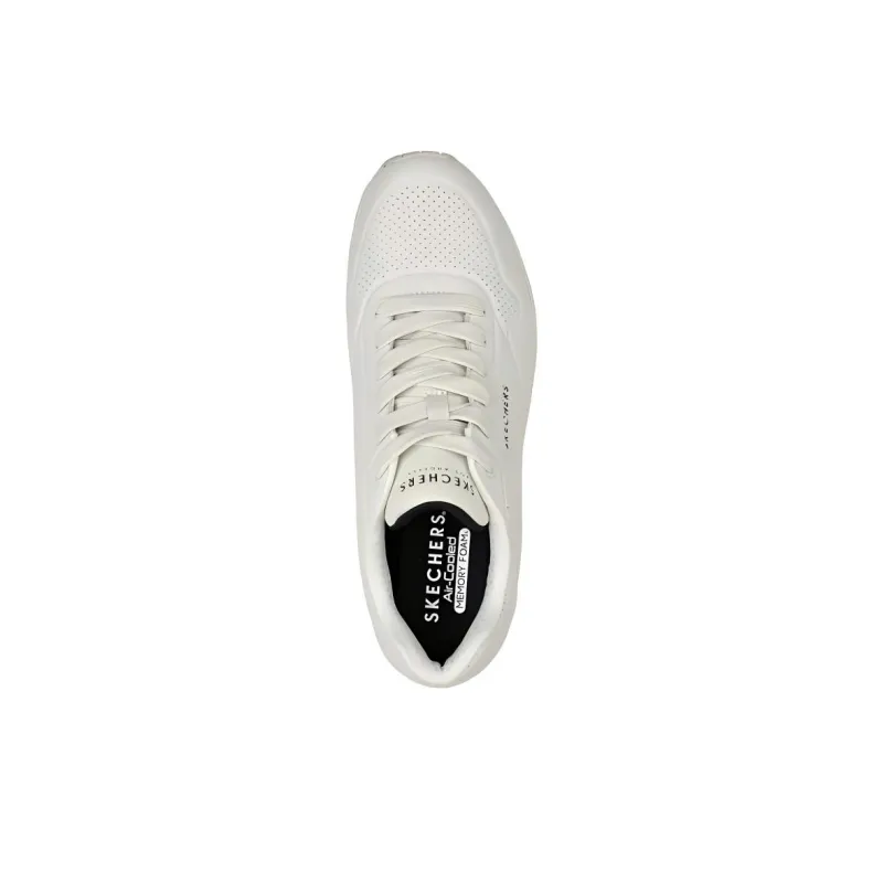 Skechers Uno Abrasion Resistant Slip Resistant Low Top Running Shoes Men's Ecru-4