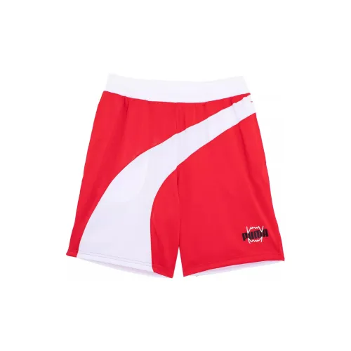 PUMA Basketball Shorts Men Bright Red