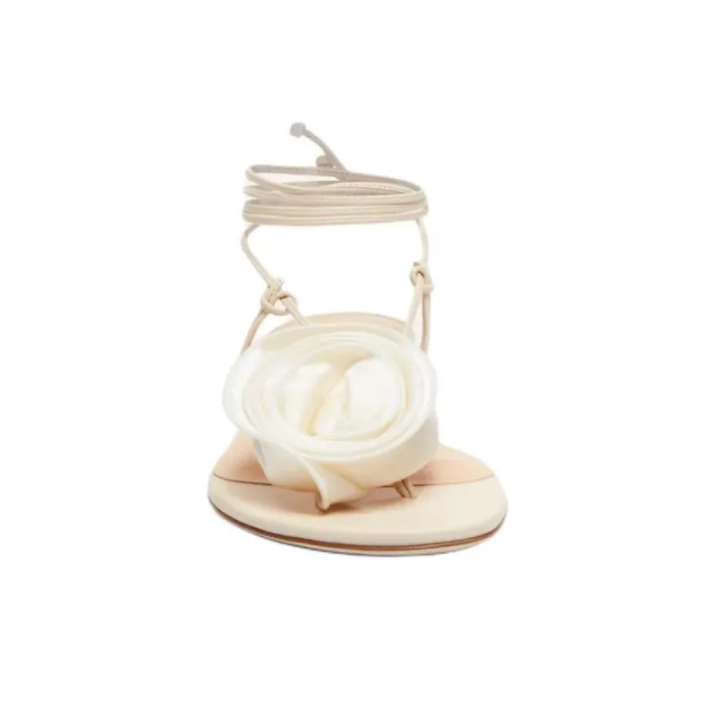 MAGDA BUTRYM Magda Butrym One Strap Sandals Women's Beige-3