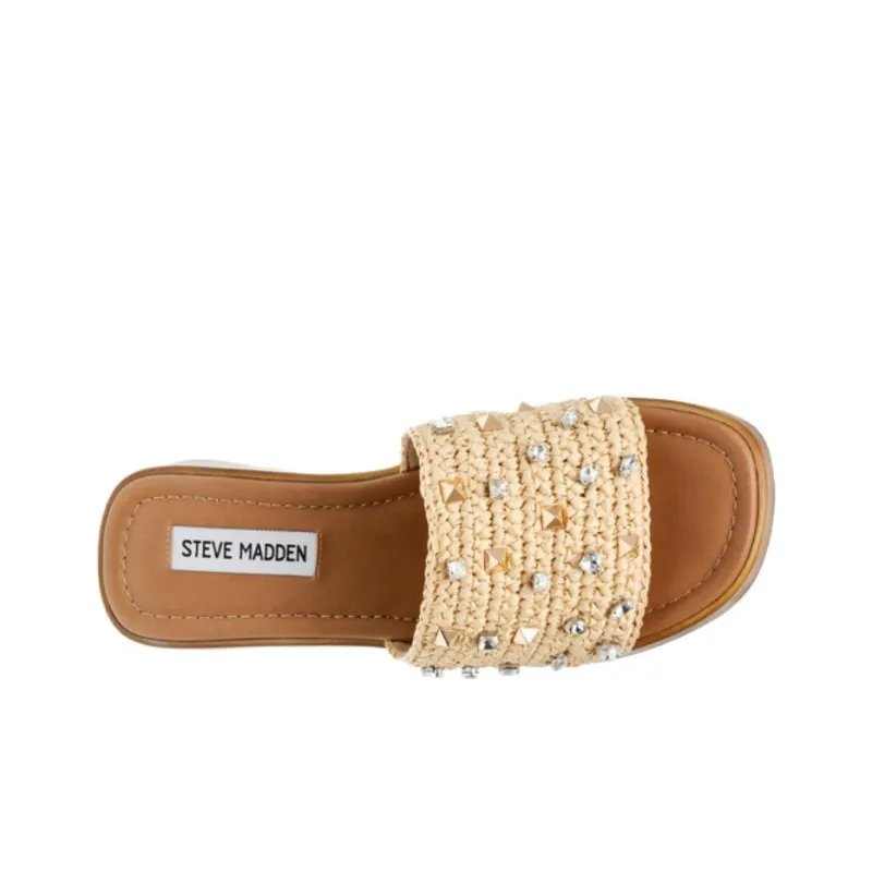 STEVE MADDEN Slide Slippers Women's Natural-3