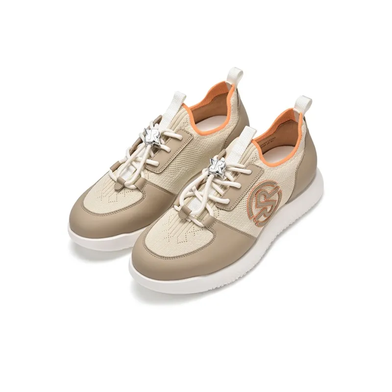 RARE Casual Shoes Men Low Top Khaki-2