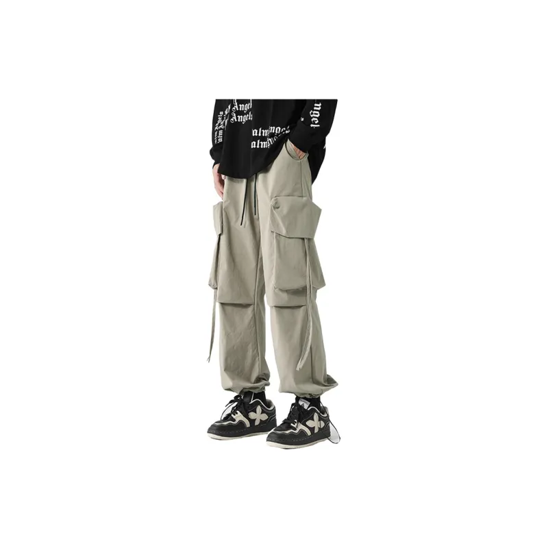 PAINT STAIN Casual Pants Unisex Green-0