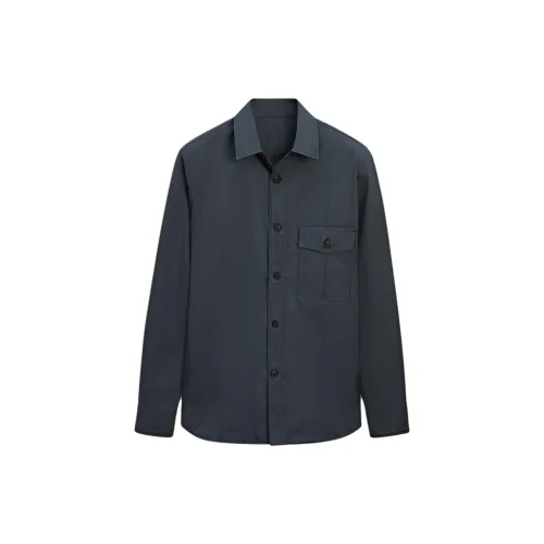 Massimo Dutti Jackets Men Blue