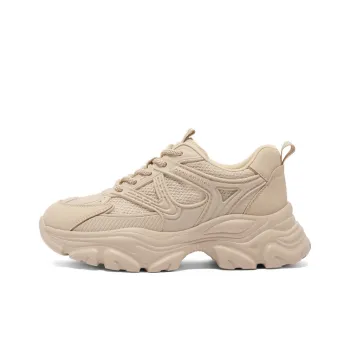BELLE Anti Slip Wear Resistant Breathable Lightweight Height Increasing Low Top Chunky Sneakers Women's