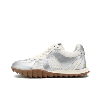 D FUSE SCANDINAVIA German Army Trainers White Sneakers Low Top Skateboard Shoes Women's