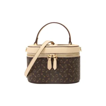 Why Artificial Leather Box Bag, Shoulder Bag, Crossbody Bag, Handbag Small Size Women's Coffee