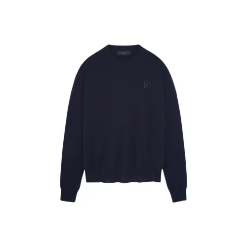 AMIRI Cashmere Sweaters Men Marine Blue