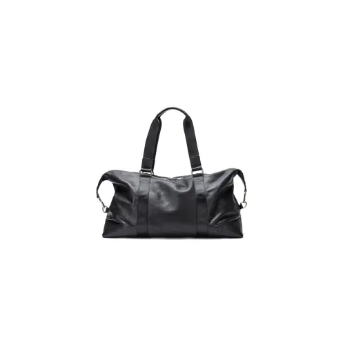 CMLZIUA Cow Leather Gym Bag Large Size Men's