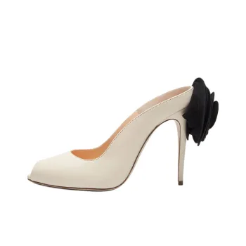 Magda Butrym 105mm Floral-appliqué Leather Mules