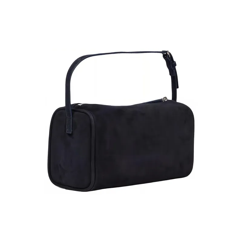 THE ROW 90's Suede Handbag Regular Women's Dark Navy Blue-2