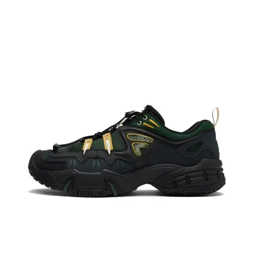 FILA FUSION KRIPTONITE Slip Resistant Low Top Casual Shoes Men's Black