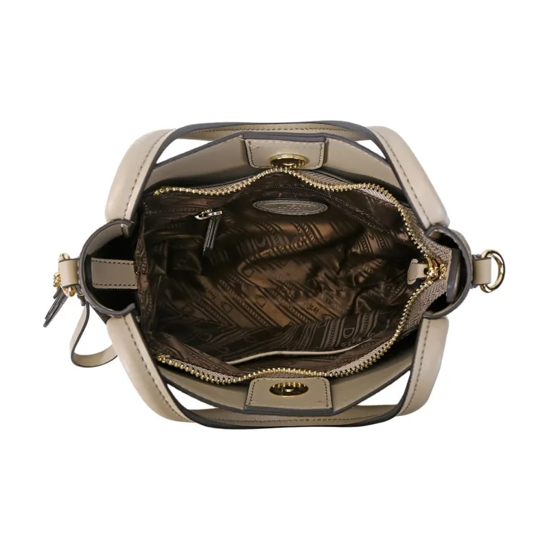 Why Artificial Leather Shoulder Bag, Crossbody Bag, Handbag Small Size Women's Milk Tea/Ecru-8