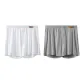 2 Pack (White+Heather Gray)