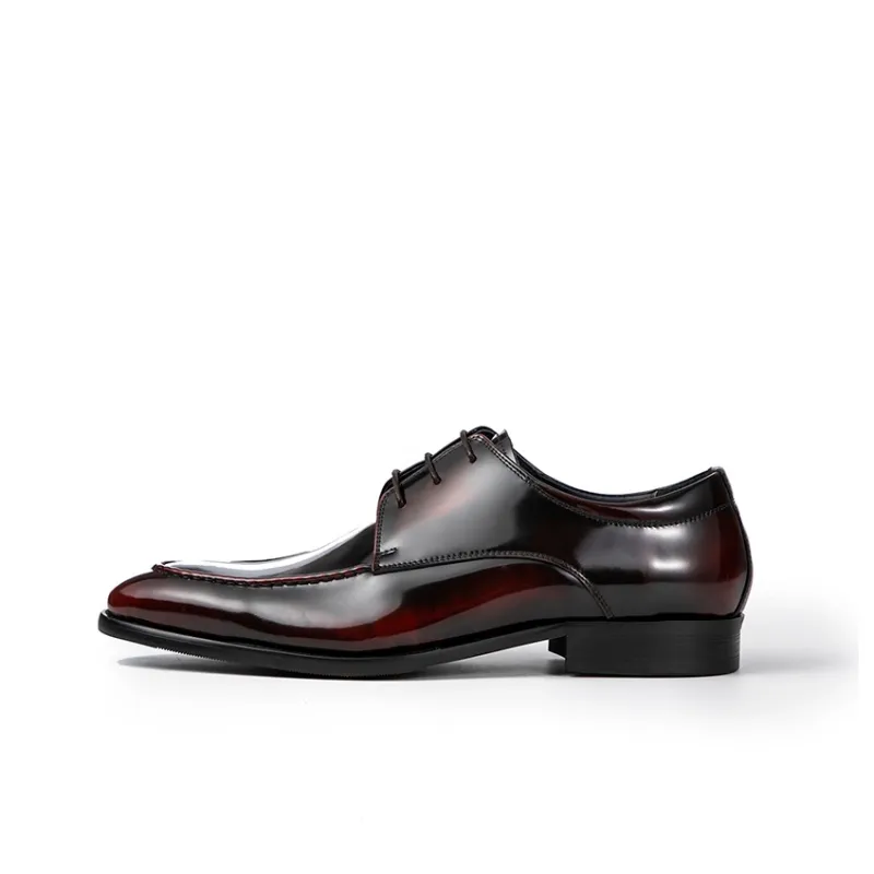 ASTON M.JAZZ Dress Shoes Men Low Top Black/Blue/Burgundy-0