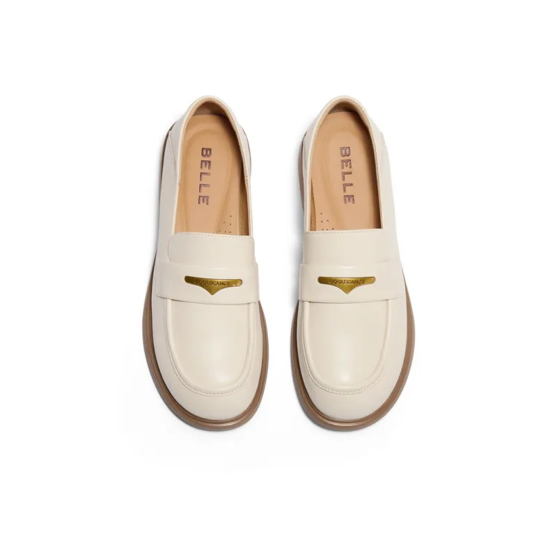 BELLE Loafers Women's Black/Beige-2