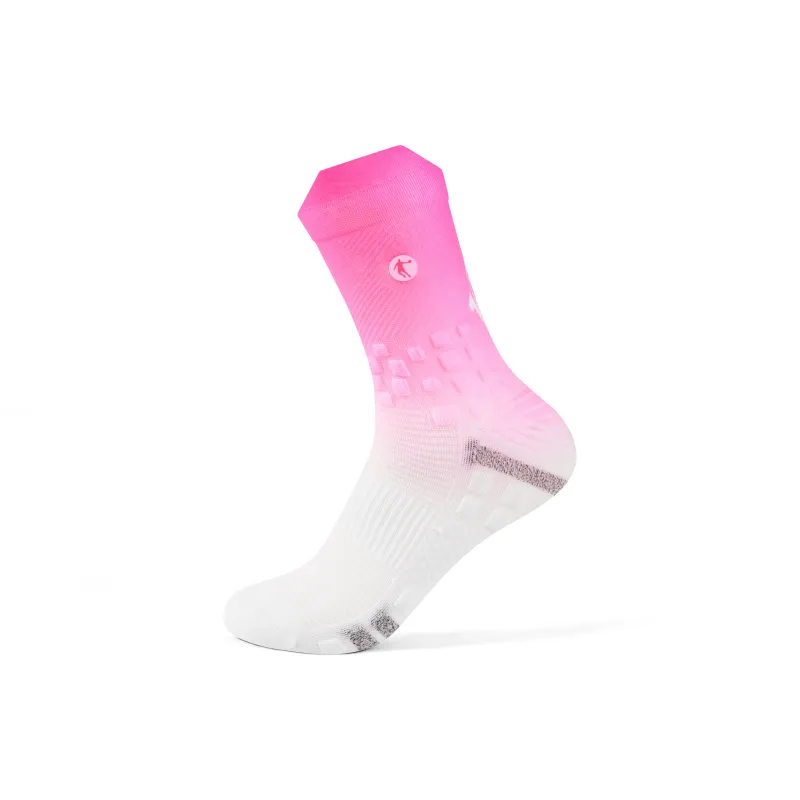 QIAODAN Flying Shadow PB4.0 Knee High Socks Men's 1 Pack Aurora Pink-3