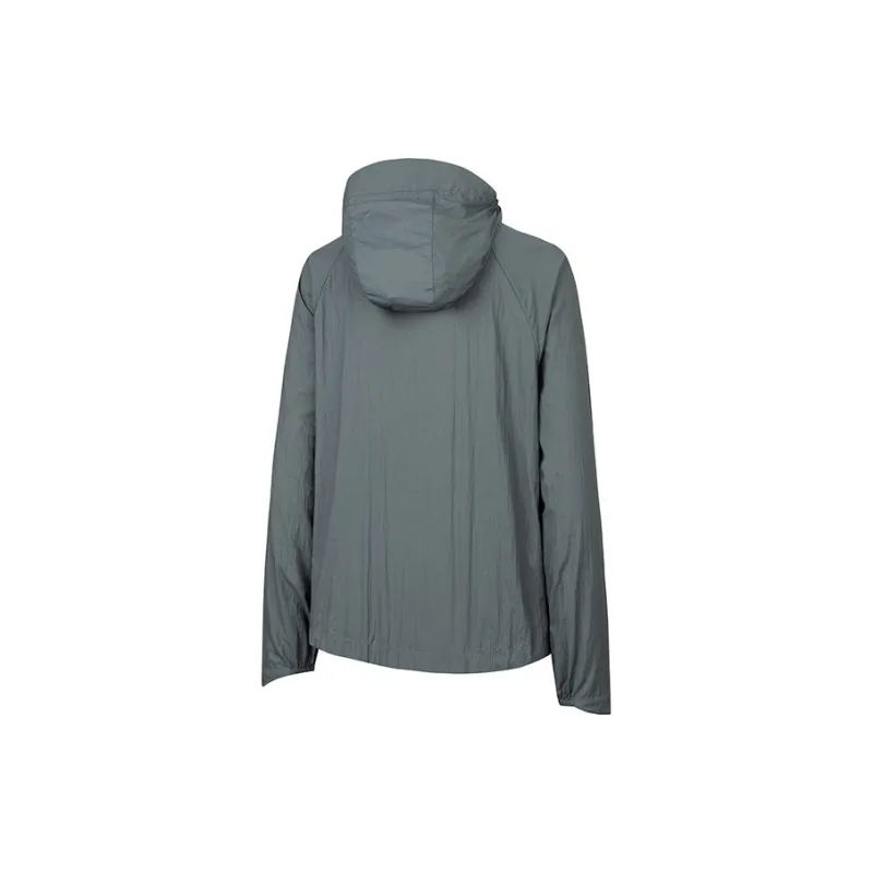 Anta Comprehensive Training Collection Outdoor Collection Sun Protection Clothing Women's Green Mud-1