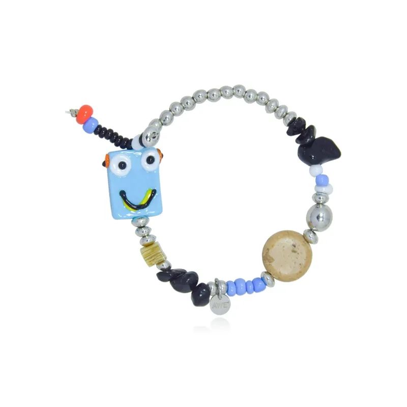 AWE Seed Beads Pearl Dopamine Dressing Stylish Cartoon Beaded Bracelet With Gift Unisex-6