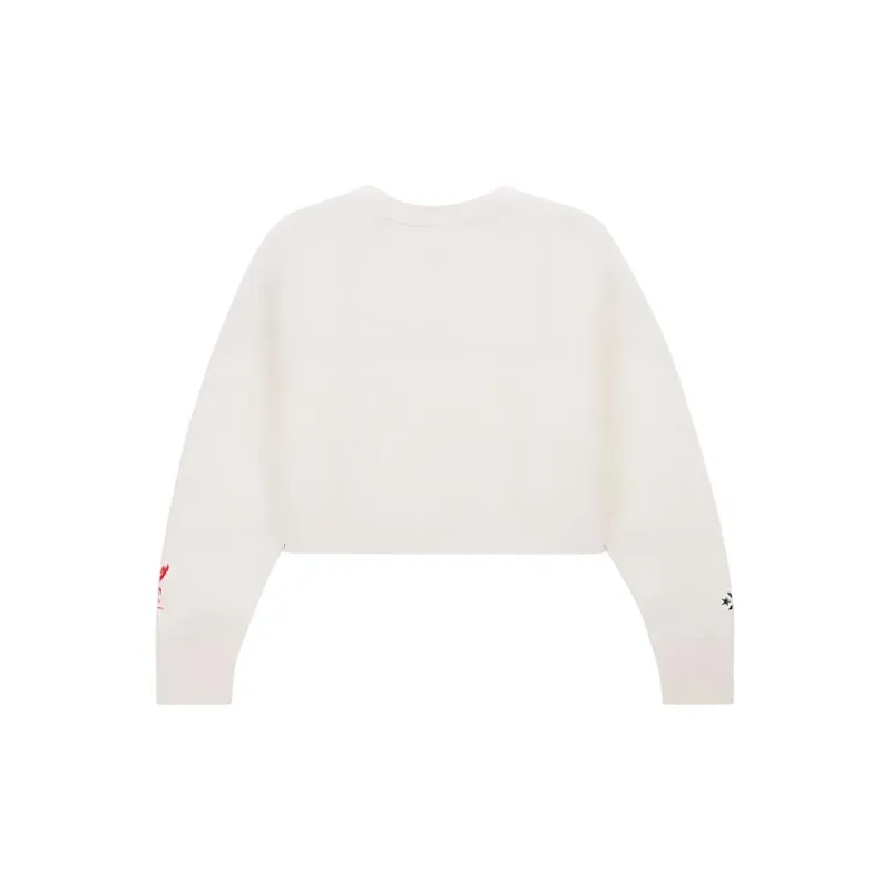 Converse x LFC Cropped Crew Sweatshirt Women's White-1