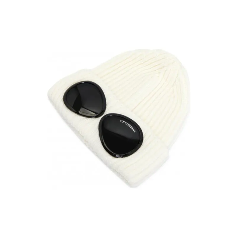 C.P.Company Goggle embellished Rib knit Beanie-1