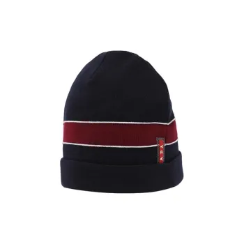 PRADA   Beanies Unisex Navy Blue