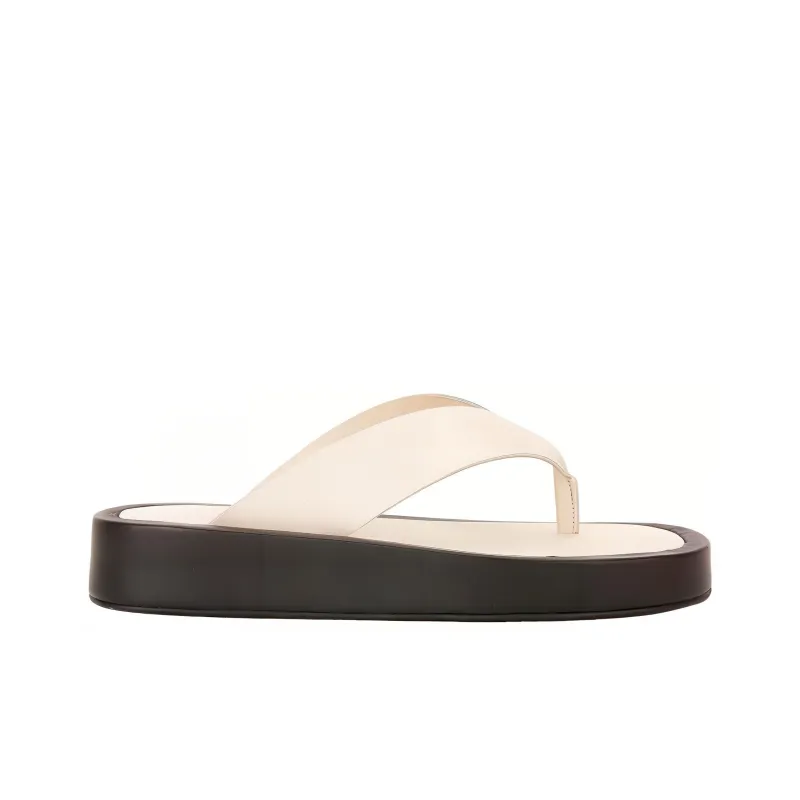 ALOHAS Flip Flops Women's Ivory White-1