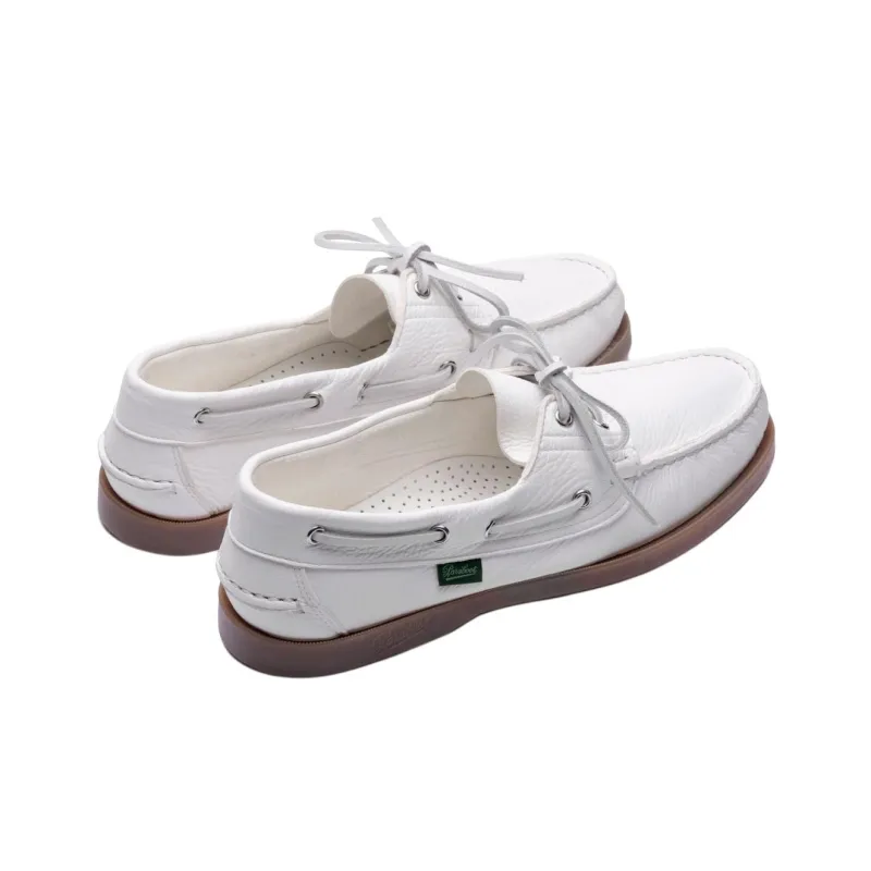 Paraboot Boat Shoes Women's White-3