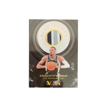 PANINI Dejounte Murray 2022 23 Spurs NOIR 12/25 Patch Game Used Jersey Player Card, Card Product Pass Sports Cards 1 Pc