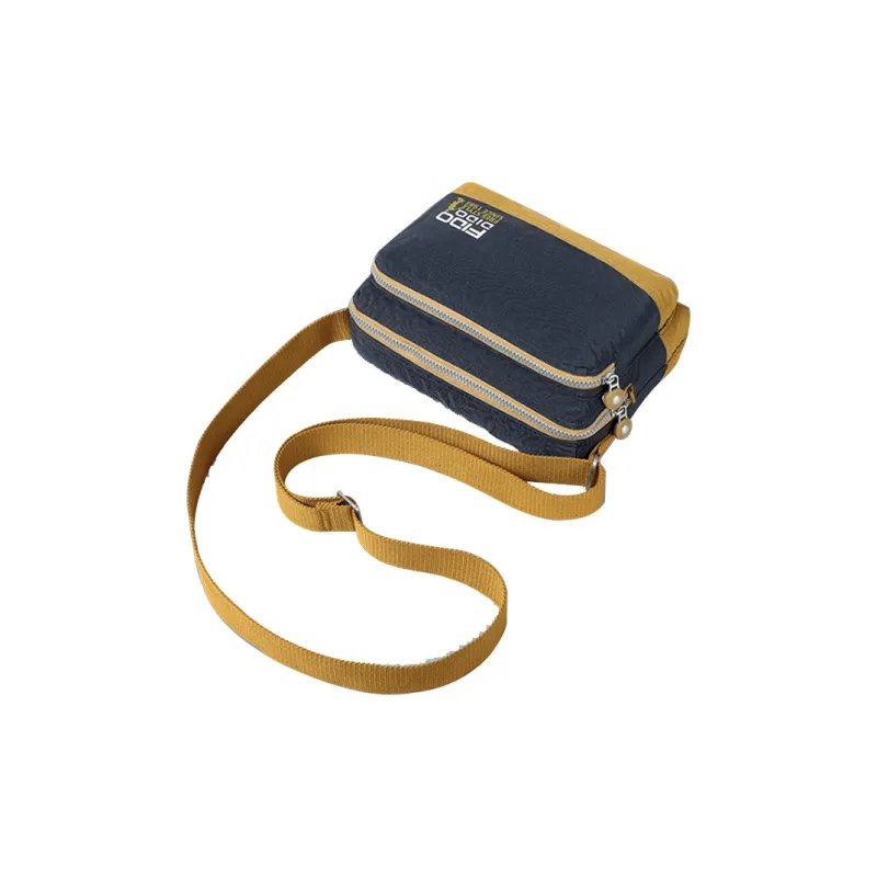FIDO DIDO Oxford Shoulder Bag, Crossbody Bag Medium Size Men's Ginger Yellow-10