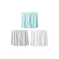 3 Pack (Aqua Blue+Gray+White)
