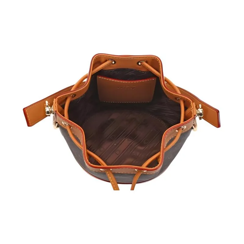 Why Artificial Leather Crossbody One Shoulder Handbag Small Size Women's Coffee/Apricot & Pink/Milk Tea-11