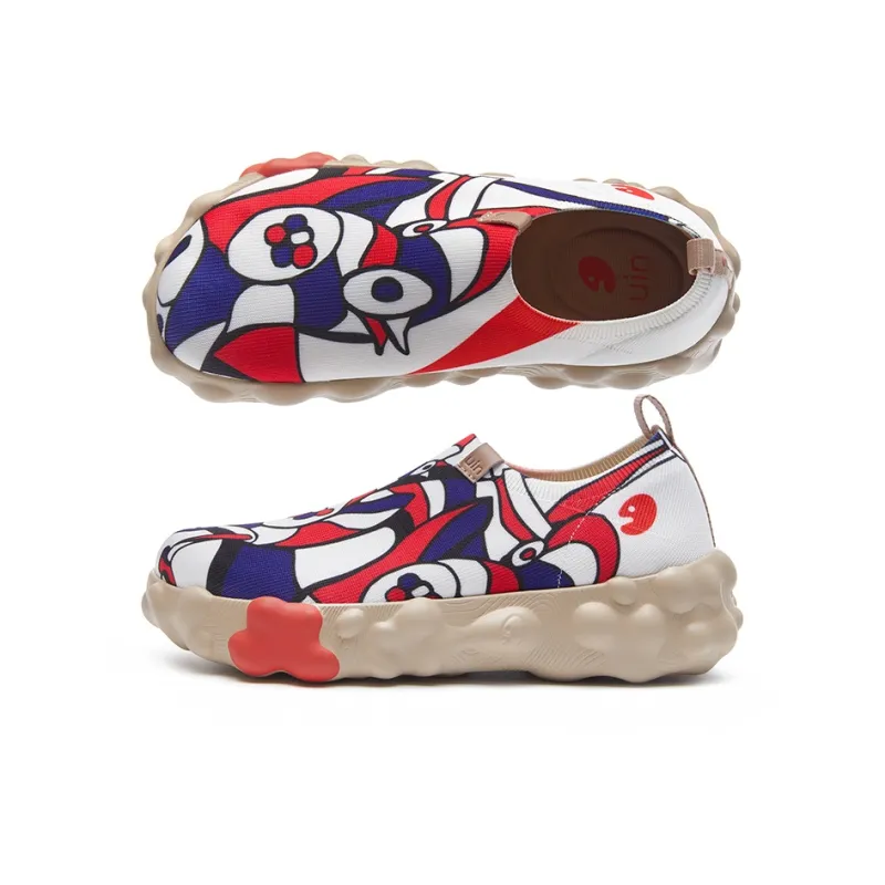 U.IN Painted Travel Shoes Low-Top Casual Shoes Men's-5