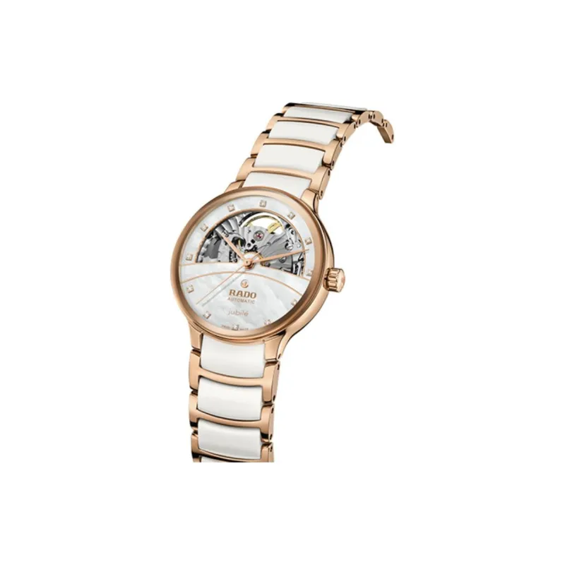 RADO Crystal Collection Automatic Mechanical Movement Women's Watch Watch White Dial-1