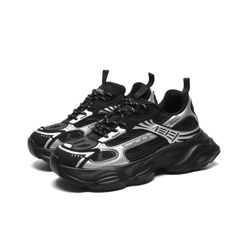 12345 Cushioning Breathable Lightweight Height Increasing Low Top Chunky Sneakers Unisex-6