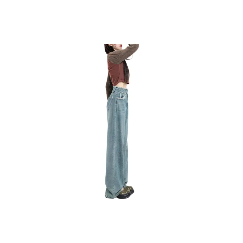 Weixi Jeans Women's Cool Tea Blue-6