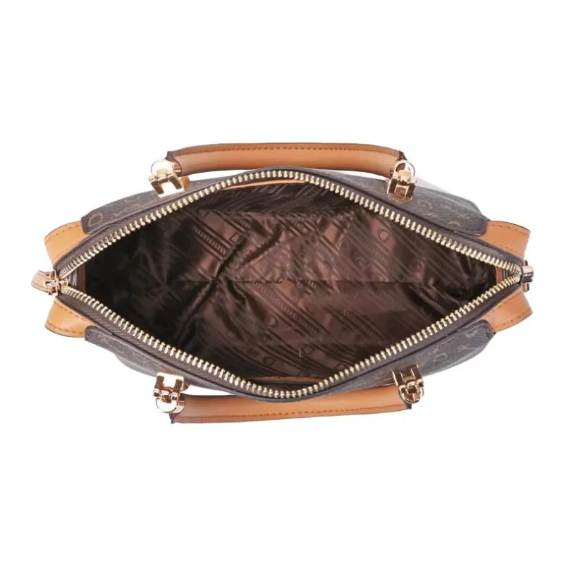 Why Artificial Leather Pillow Bag, Handbag, Shoulder Bag, Crossbody Bag Small Size Women's Beige/Coffee-12