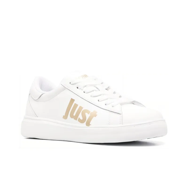 Just Cavalli Low-Top Skateboard Shoes Women's White-2