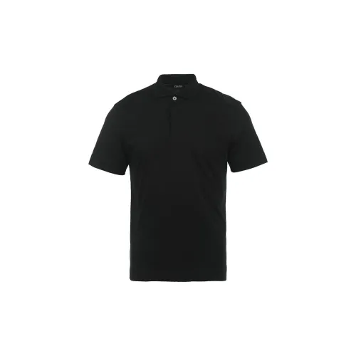 Ermenegildo Zegna Polo Shirts Men Black