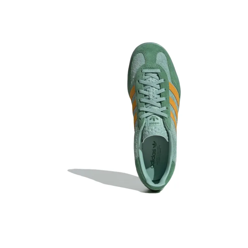 Adidas Gazelle Indoor Hazy Green Crew Yellow Women's-3