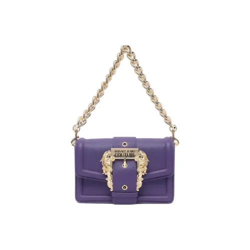 VERSACE JEANS COUTURE Polyester Portable Crossbody Bag, Shoulder Bag Women's Purple