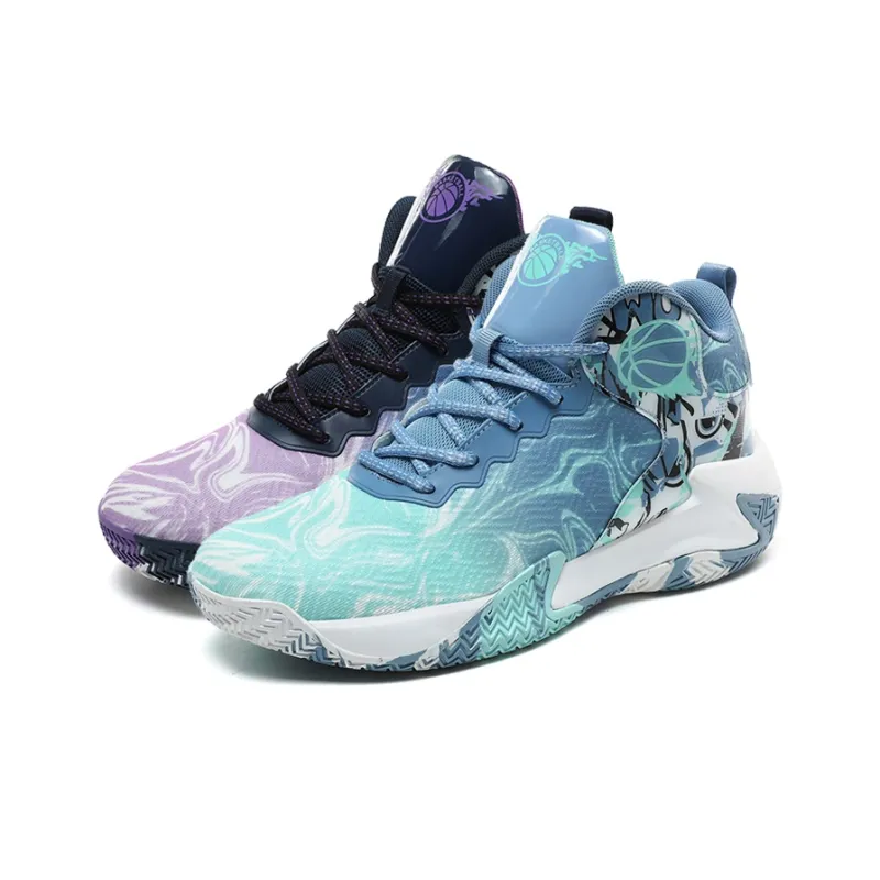MUSNODO Shock Absorbers Slip Resistant, Abrasion Resistant, Breathable Mid Top Basketball Shoes Men's-22