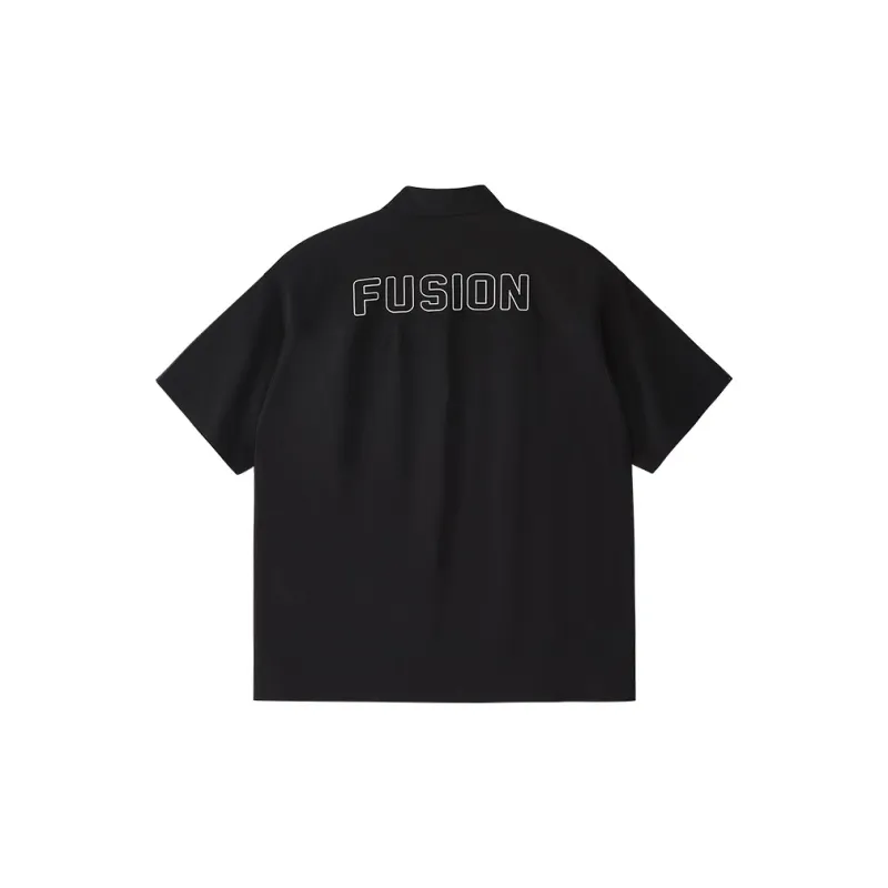 FILA FUSION Shirts Men Jet Black-1