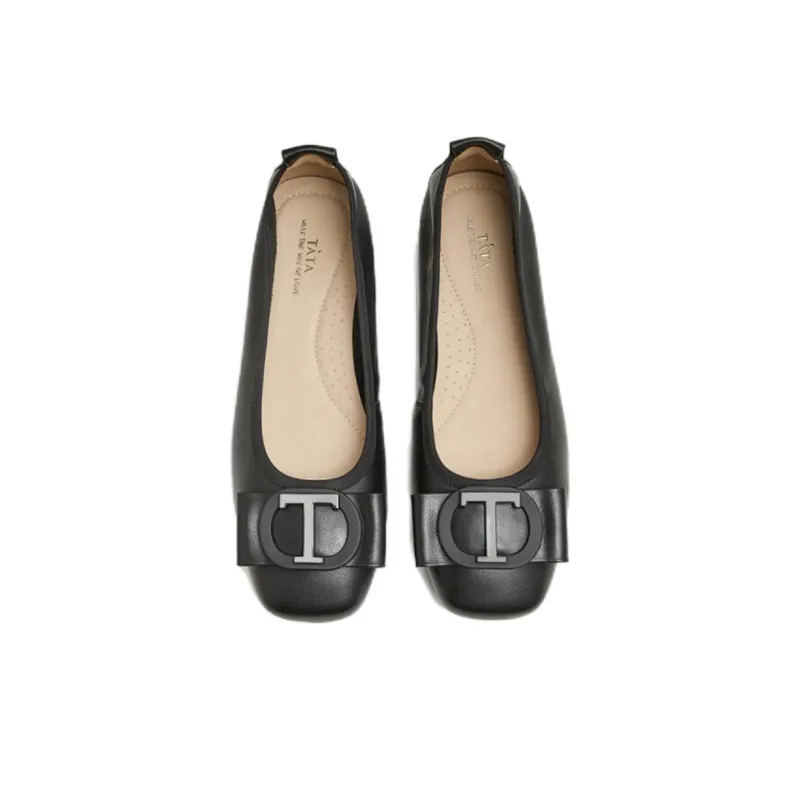 Tata Raw Chocolate Cream Casual Single Shoes Women's-2