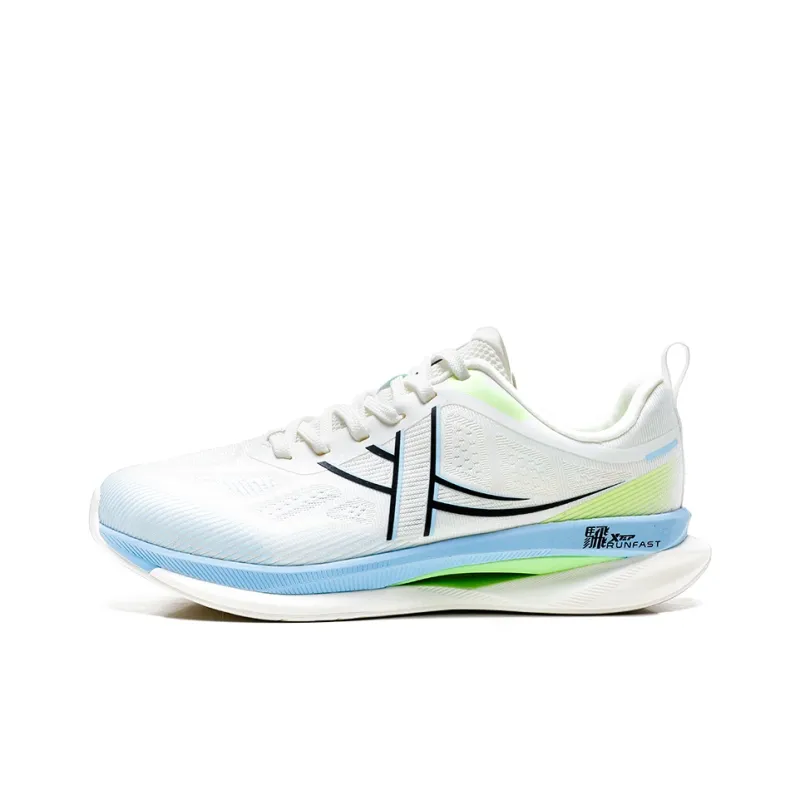 XTEP Running Shoes Men Low Top Black/Charcoal Gray, Sail White/Microwave Blue-28