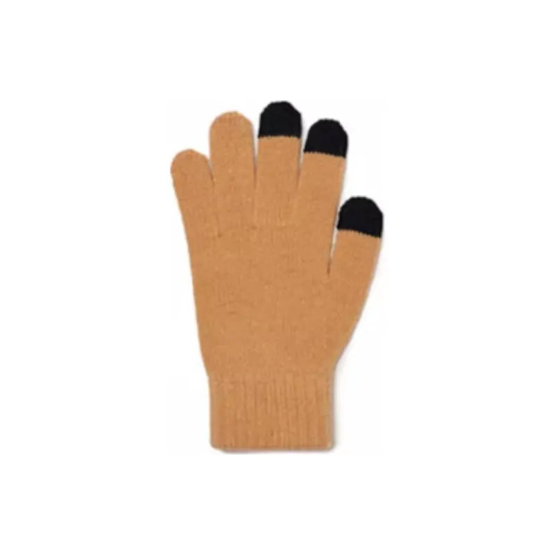 MLB KIDS Knit Gloves Kids' Beige Yellow-2