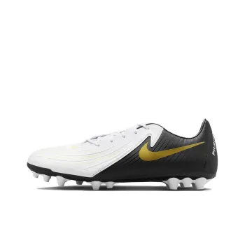 Nike Phantom GX AG Rubber Short Studs Anti Slip Wear Resistant Soccer Shoes Unisex White Black