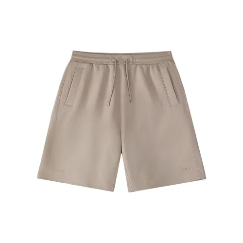 FILA FUSION Casual Shorts Men Grayish Brown Khaki