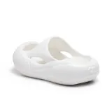 CN EVA Slip-Resistant Odor-Resistant Abrasion-Resistant Slide Slippers Unisex White