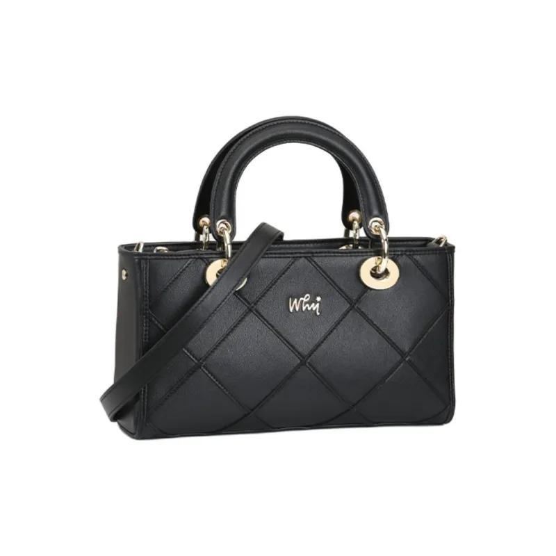 Why Cow Leather Lady Dior Bag, Shoulder Bag, Crossbody Bag, Handbag Medium Size Women's Caramel/Black-10
